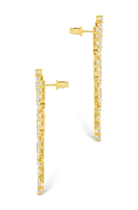 Linda CZ Dangle Stud Earrings - Sterling Forever