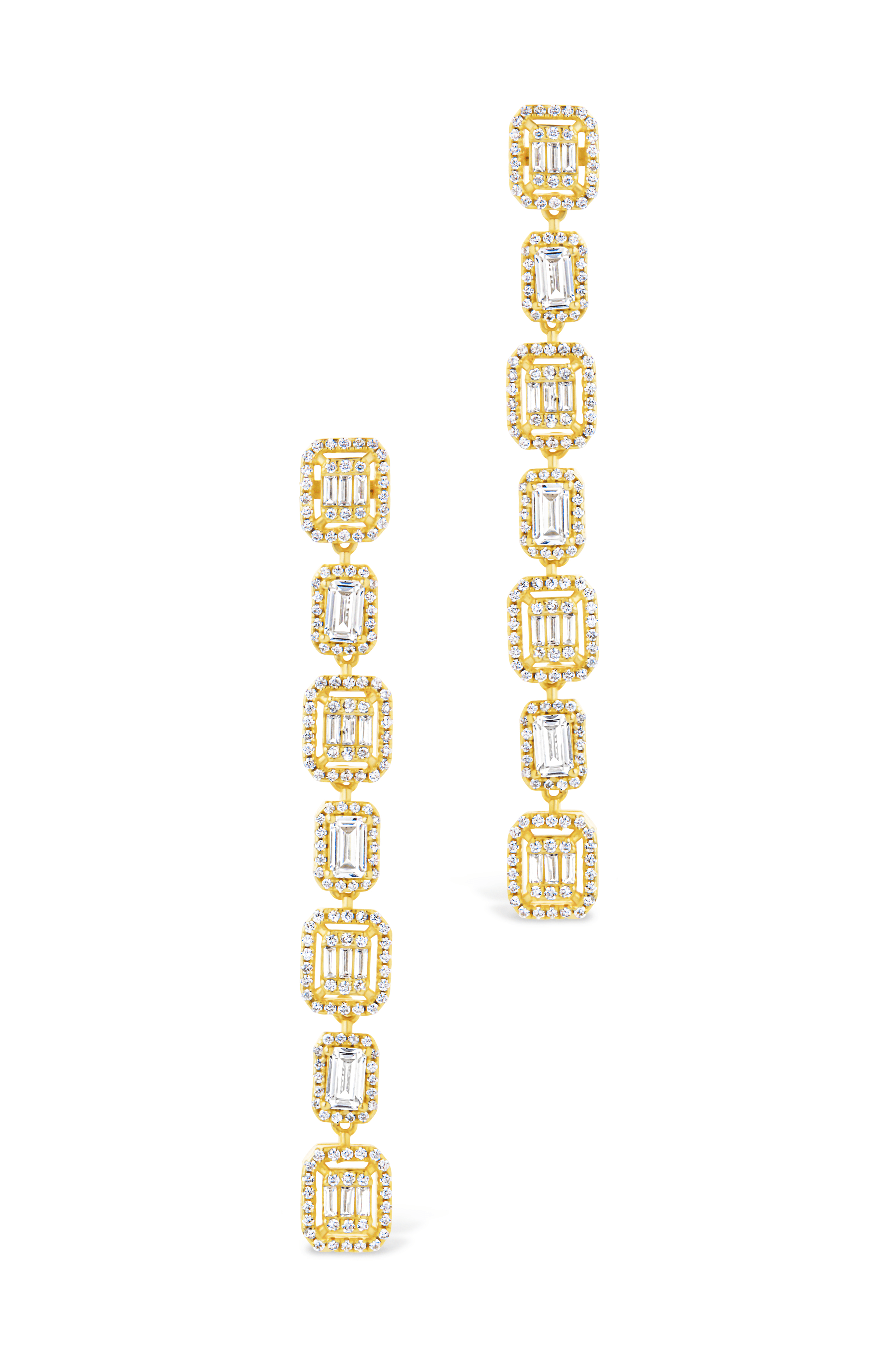 Nancy CZ Drop Stud Earrings - Sterling Forever