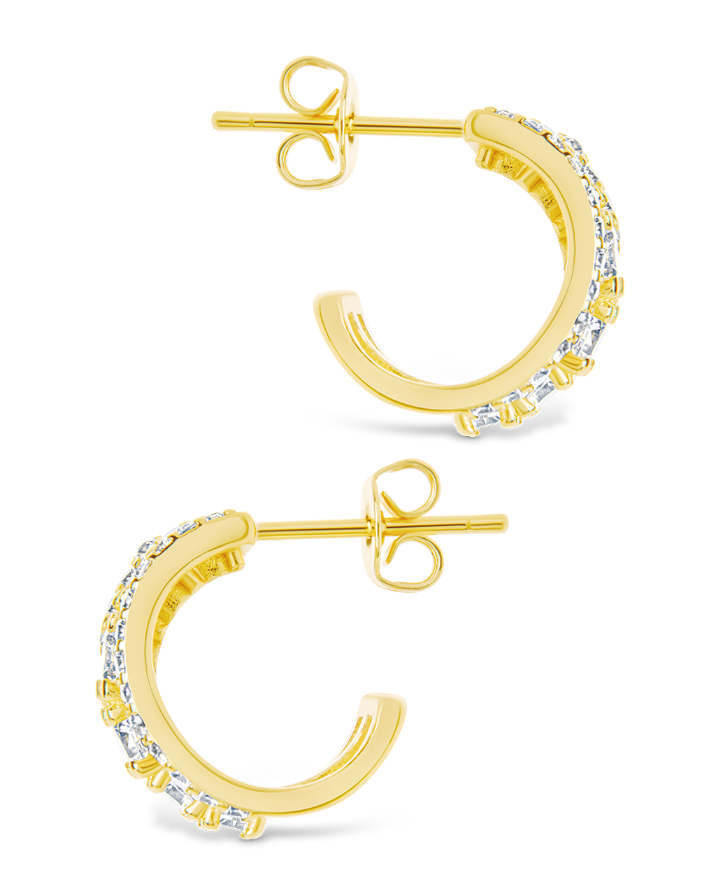 Yasmina CZ Hoop Earrings