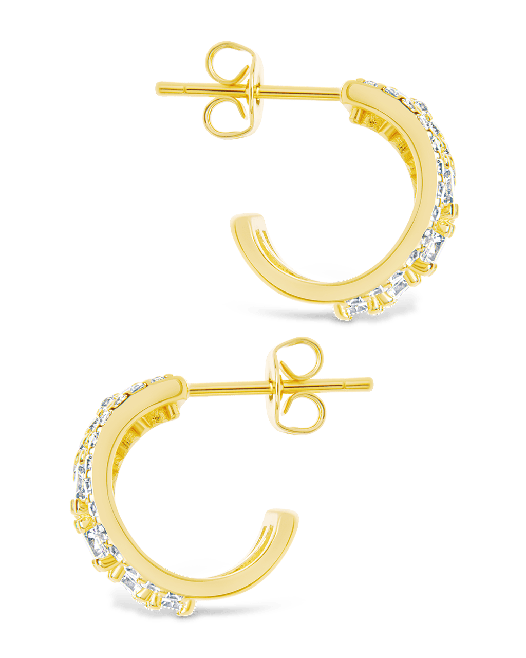 Yasmina CZ Hoop Earrings - Sterling Forever