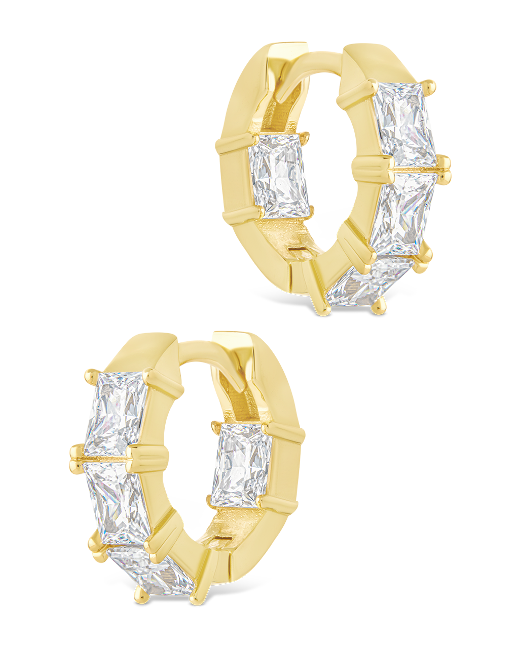 Cosima Baguette CZ Hoops