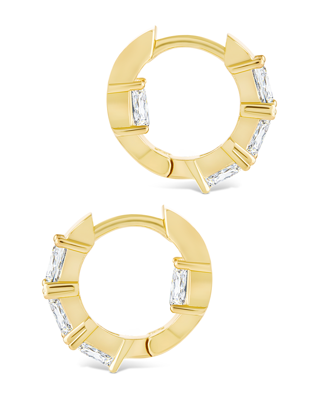 Cosima Baguette CZ Hoops