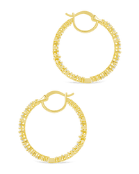 Aaliyah CZ Hoop Earrings - Sterling Forever