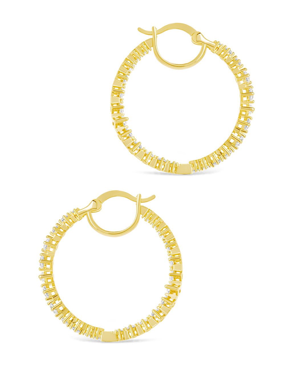 Aaliyah CZ Hoop Earrings - Sterling Forever