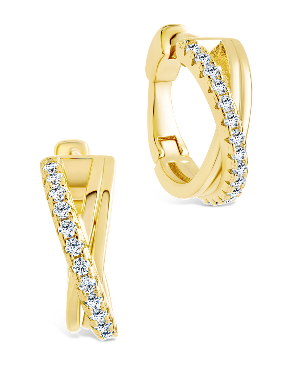 Juliana CZ Hoop Earrings