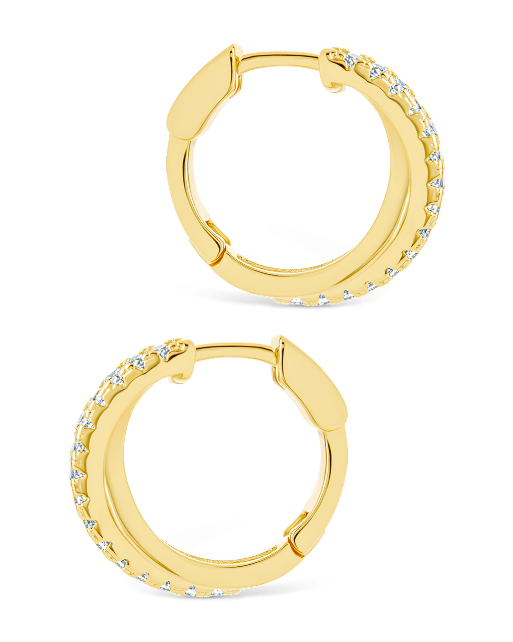 Juliana CZ Hoop Earrings - Sterling Forever