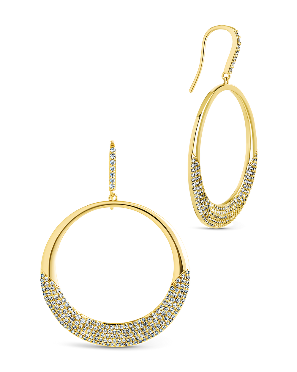 Muriel CZ O Drop Earrings