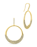 Muriel CZ O Drop Earrings - Sterling Forever