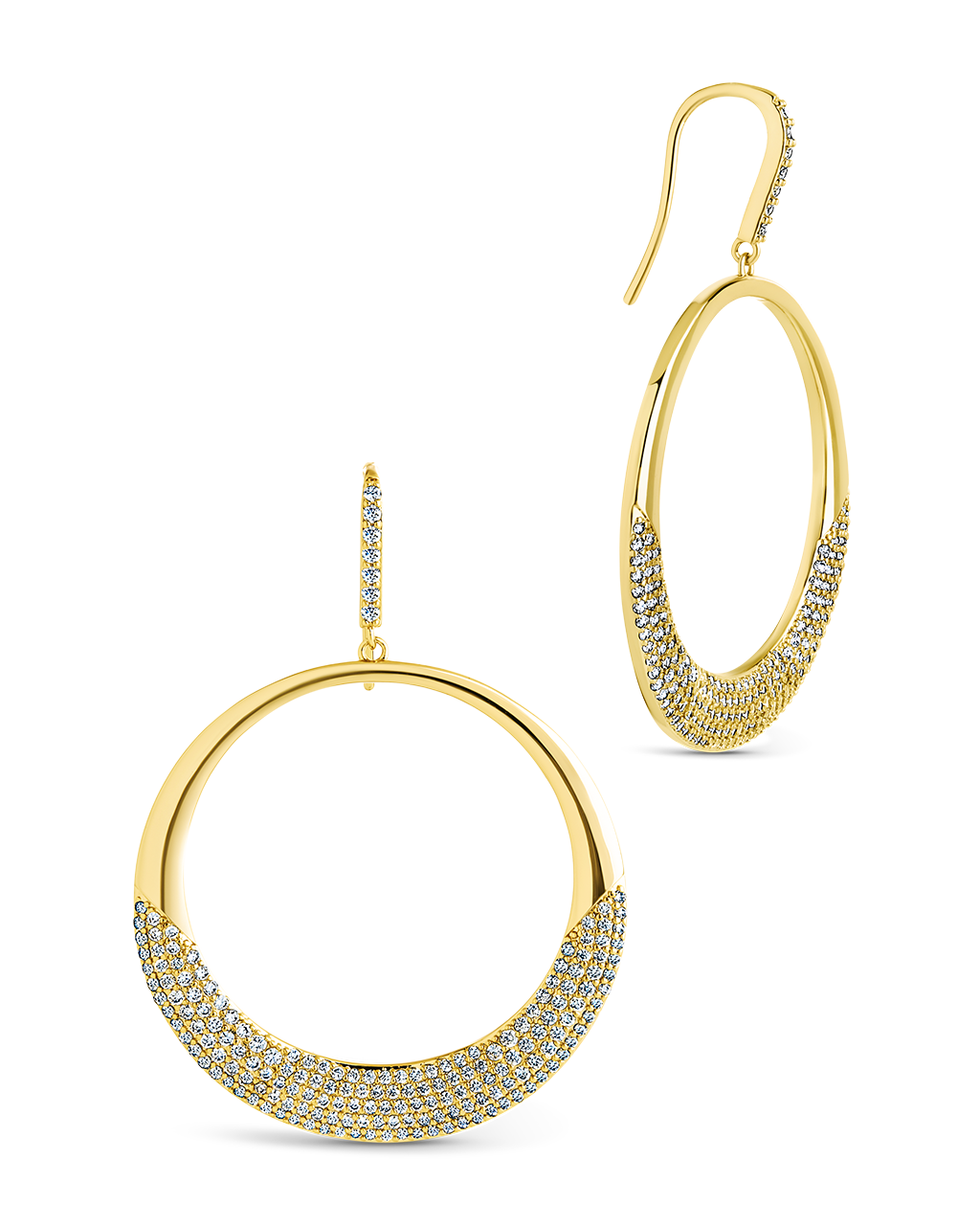 Muriel CZ O Drop Earrings