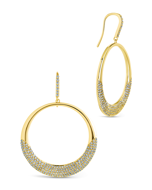 Muriel CZ O Drop Earrings