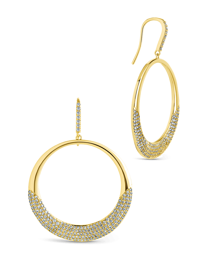 Muriel CZ O Drop Earrings