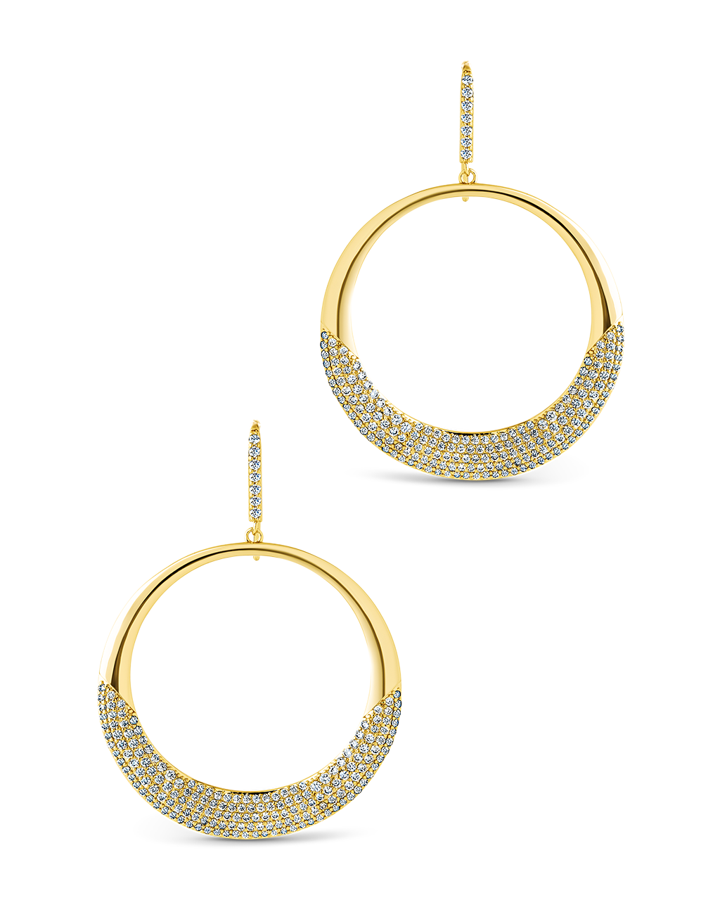 Muriel CZ O Drop Earrings