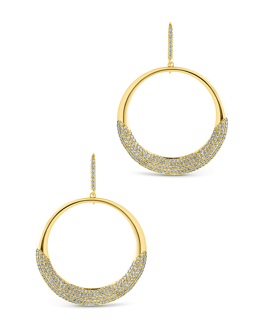 Muriel CZ O Drop Earrings - Sterling Forever