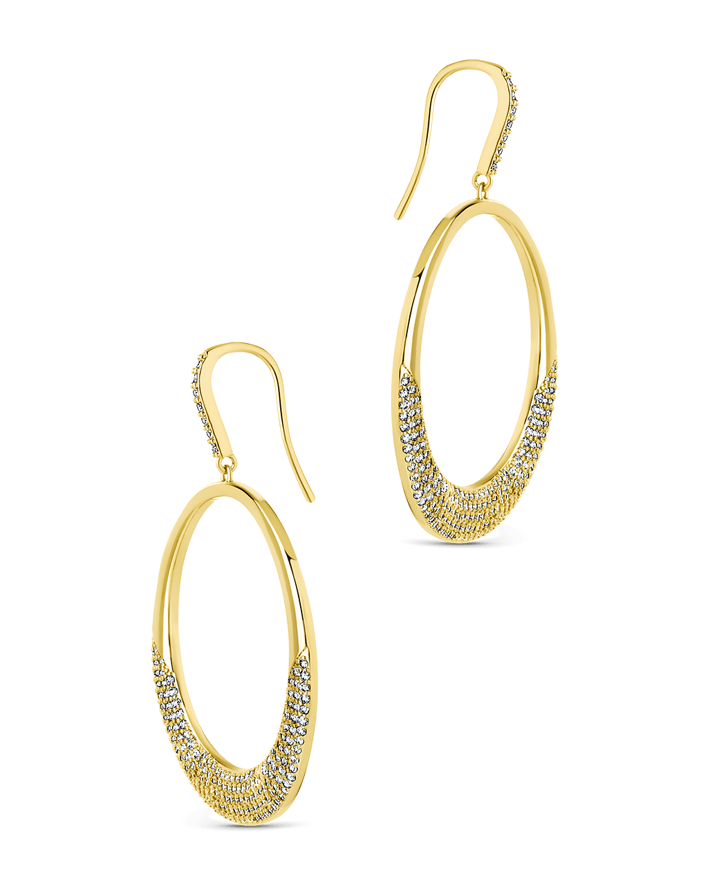 Muriel CZ O Drop Earrings - Sterling Forever