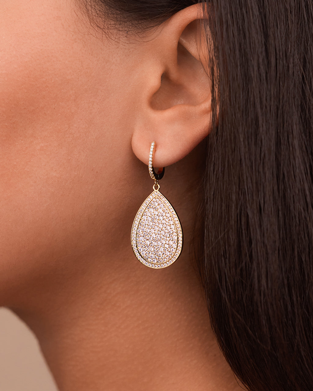 Selma CZ Teardrop Earrings