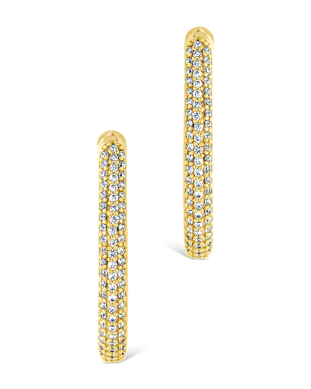 Melba Pave CZ Hoops