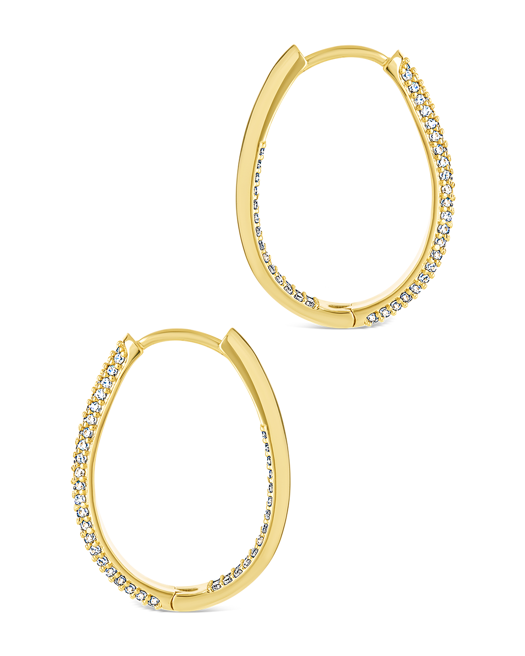 Melba Pave CZ Hoops