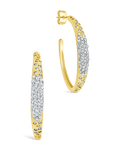 Cherise Pave CZ Hoop Earring - Sterling Forever