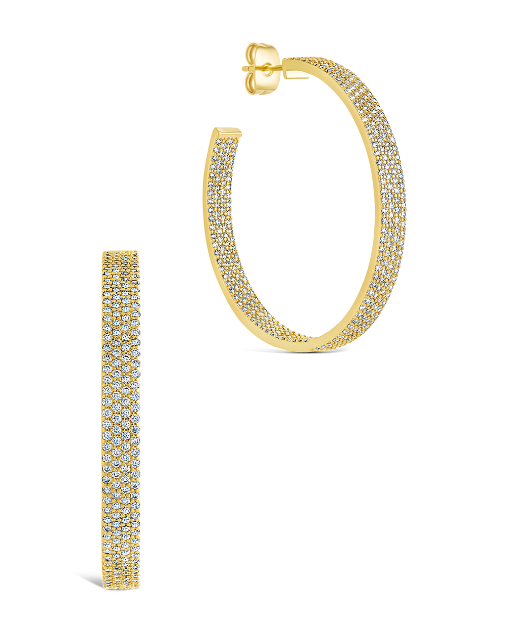 Velma CZ Statment Hoops