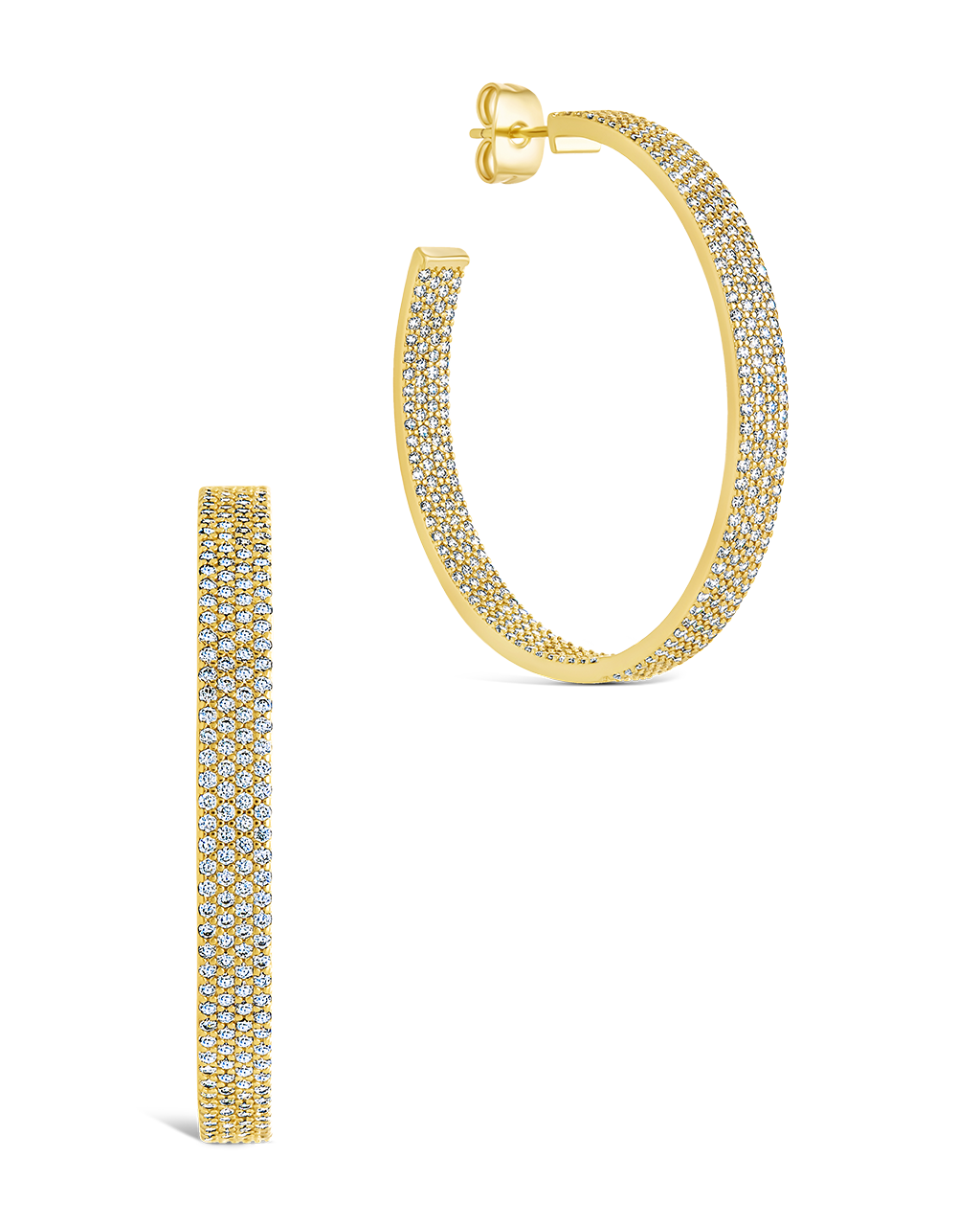 Velma CZ Statment Hoops