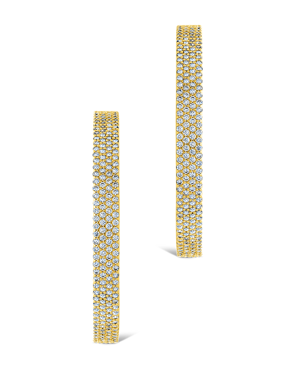 Velma CZ Statement Hoops - Sterling Forever