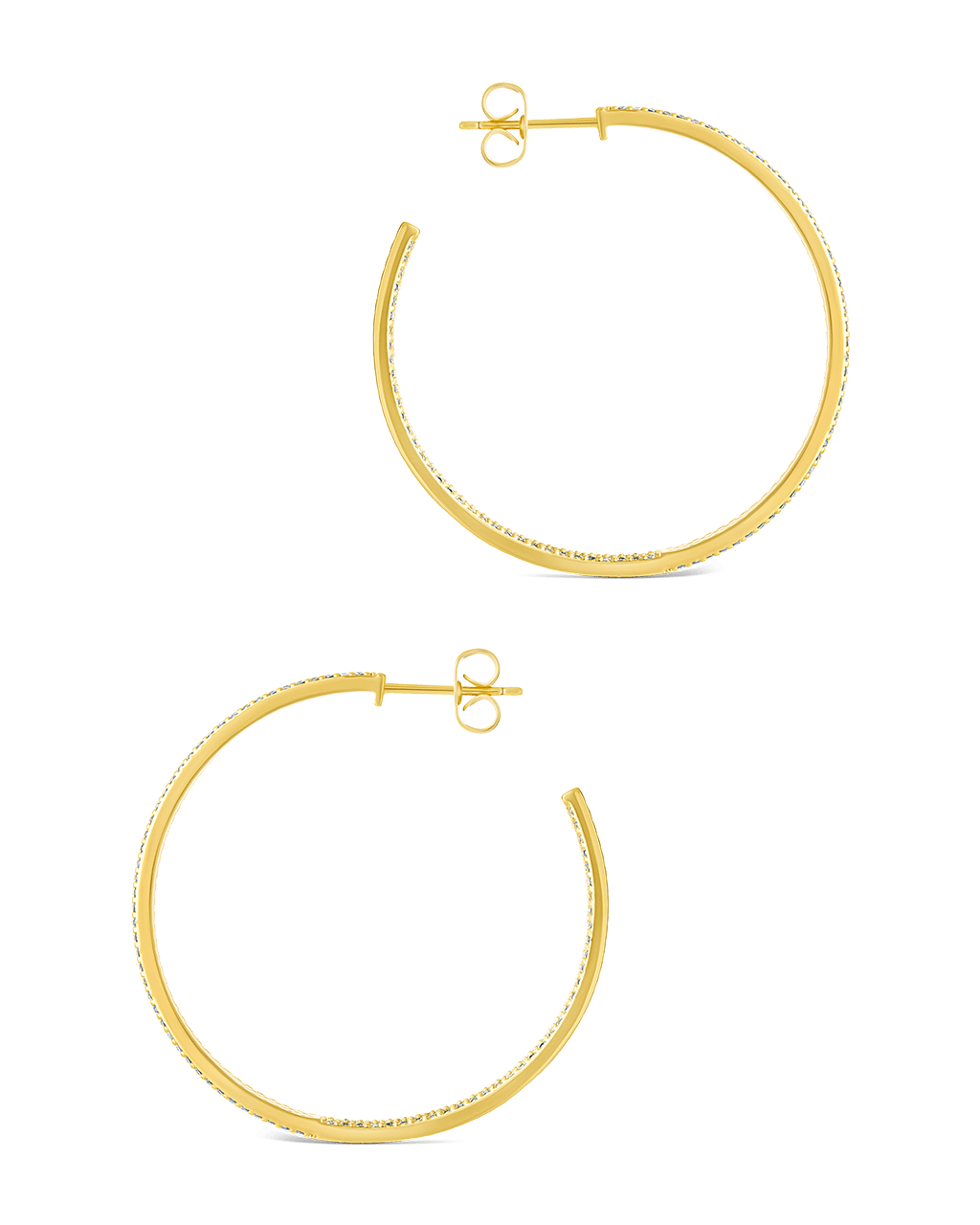 Velma CZ Statement Hoops - Sterling Forever