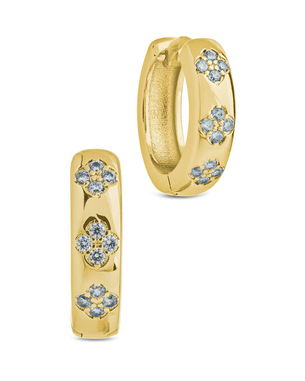 Aisha CZ Star Micro Hoops