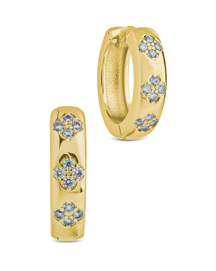 Aisha CZ Star Micro Hoops