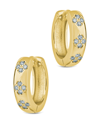 Aisha CZ Star Micro Hoops
