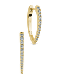 Kenia CZ V Drop Hoops