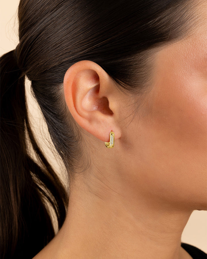Aubriella CZ Hoops