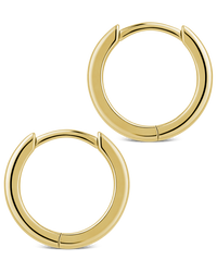 Desiree Pavé Line Mini Hoops