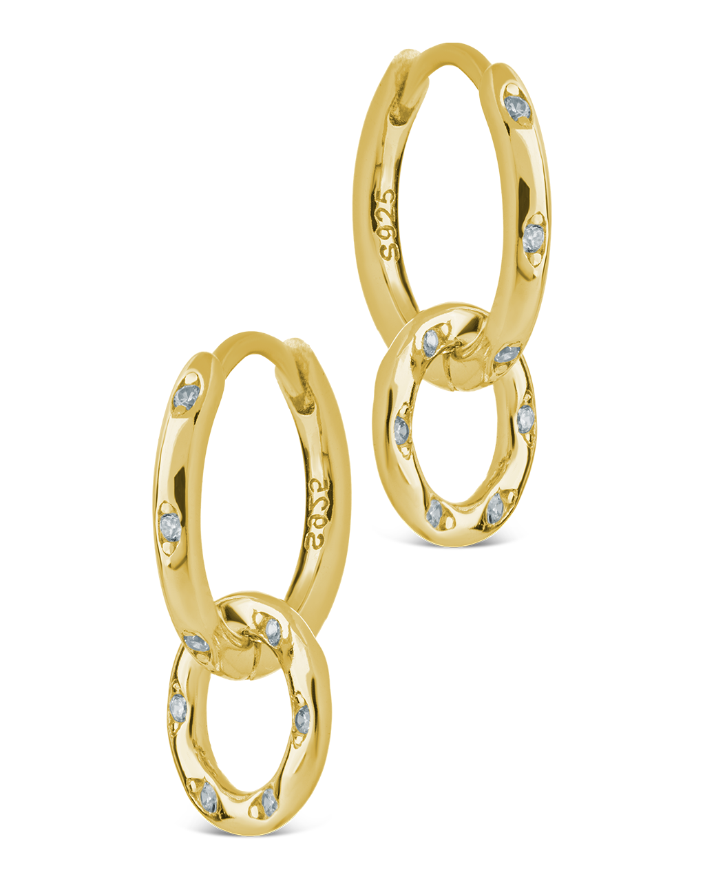 Dior Double Halo Pavé Drops