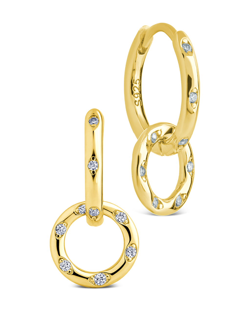 Dior Double Halo Pavé Drops