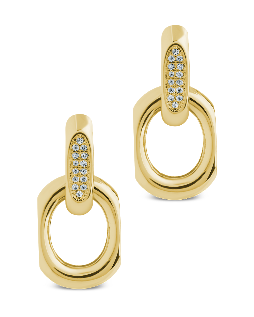 Emerie Bold Pavé Link Drops