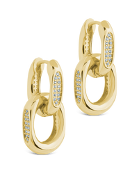 Emerie Bold Pavé Link Drops