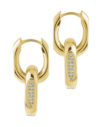 Emerie Bold Pavé Link Drops