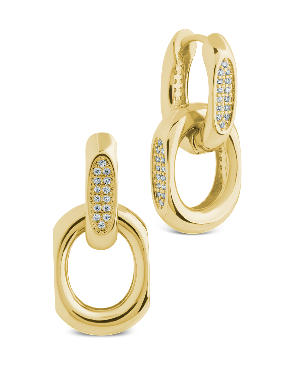 Emerie Bold Pavé Link Drops
