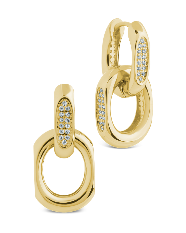 Emerie Bold Pavé Link Drops