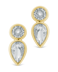 Helen Teardrop Duo Studs