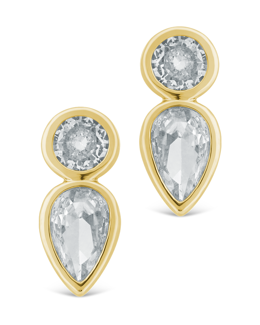 Helen Teardrop Duo Studs