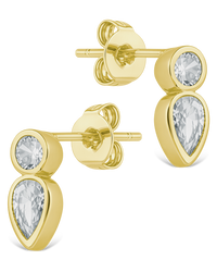 Helen Teardrop Duo Studs