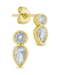 Helen Teardrop Duo Studs