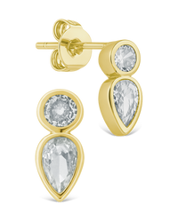 Helen Teardrop Duo Studs