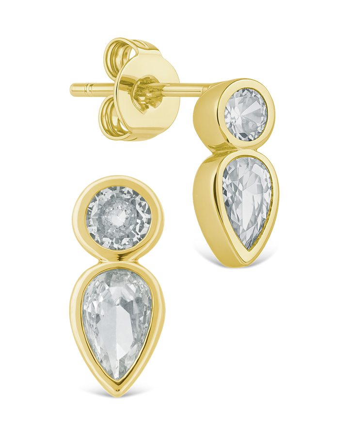 Helen Teardrop Duo Studs