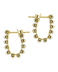 Jayla Baguette Linear Hoop Earrings