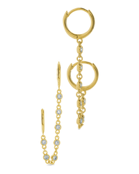 Shimmer Double Chain Dangles