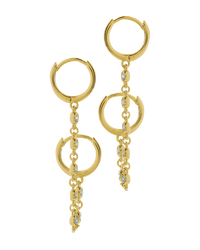 Shimmer Double Chain Dangles