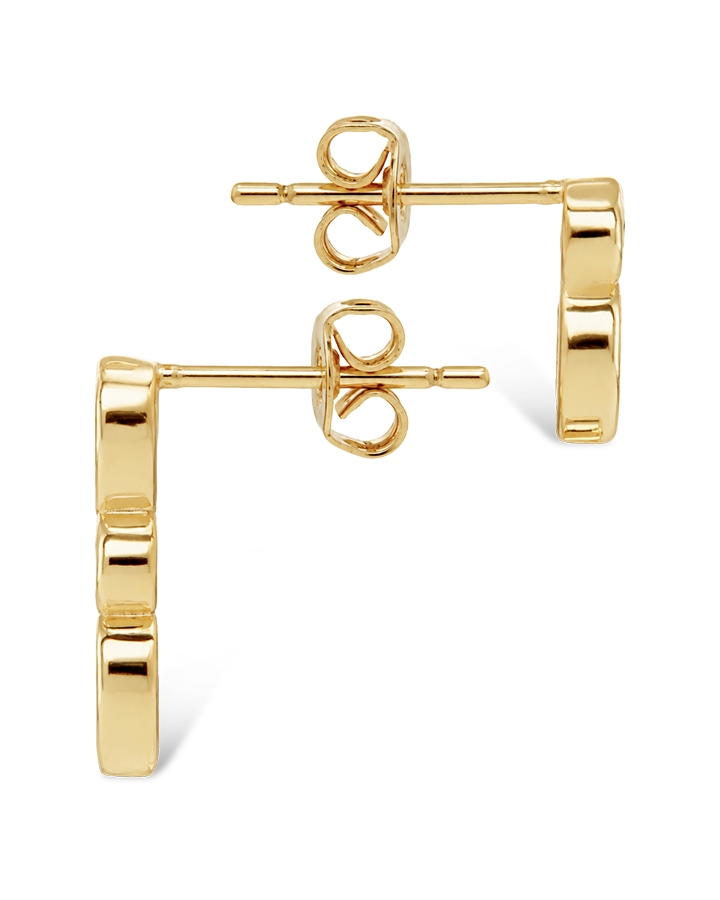 Bezel-Set Mixed-Cut Vertical Drop Stud Set