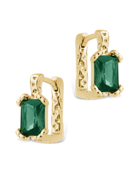 Lexi Emerald Hoops